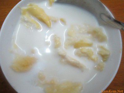 Cách làm kem sầu riêng trộn bánh oreo cực ngon-hình số-4